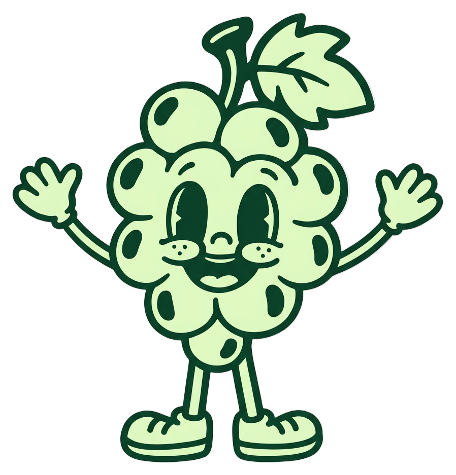 Mascotte raisin Grapille